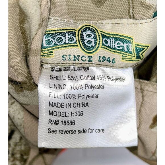 Vintage Bob Allen Jacket Men L Brown Real Tree Coat Reversible Hunting 90s - Picture 10 of 11